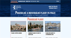 Desktop Screenshot of cruise-prague.cz