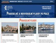 Tablet Screenshot of cruise-prague.cz